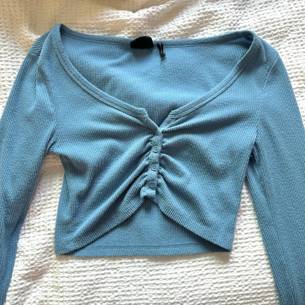 Urban Outfitters Out from Under Sherry Shirred Cardigan Top